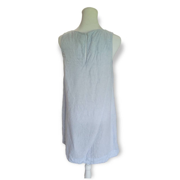 C&C California Womens Linen Floral Embroidered Sleeveless‎ Shift Dress Size S - Picture 4 of 12